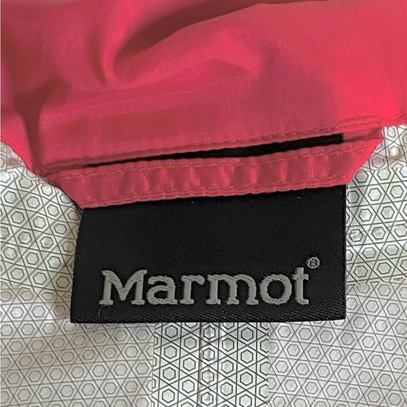 Marmot Precip Eco Full Zip Hooded Pink lightweight Rain Jacket Women’s Size S - Picture 6 of 11